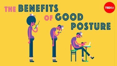 よい姿勢のメリット<br>The benefits of good posture